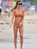 Audrina Patridge in Bikini on the Beach in Santa Monica