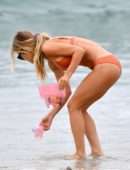 Audrina Patridge in Bikini on the Beach in Santa Monica