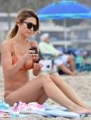 Audrina Patridge in Bikini on the Beach in Santa Monica