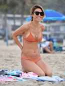Audrina Patridge in Bikini on the Beach in Santa Monica
