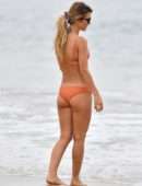 Audrina Patridge in Bikini on the Beach in Santa Monica