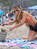 Audrina Patridge in Bikini on the Beach in Santa Monica
