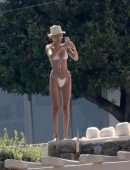 Bella Hadid Booty, Sunbathing in Bikini at Villa on Mykonos Island