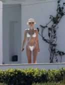 Bella Hadid Booty at a Villa on Mykonos Island, Greece