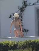 Bella Hadid Booty at a Villa on Mykonos Island, Greece