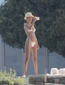 Bella Hadid Booty at a Villa on Mykonos Island, Greece