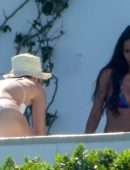 Bella Hadid Booty at a Villa on Mykonos Island, Greece