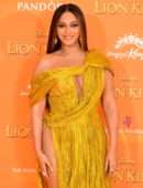 Beyonce at the European Premiere of "The Lion King" in London