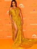 Beyonce at the European Premiere of "The Lion King" in London
