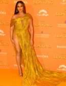 Beyonce at the European Premiere of "The Lion King" in London