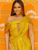 Beyonce at the European Premiere of "The Lion King" in London