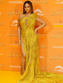 Beyonce at the European Premiere of "The Lion King" in London
