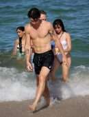 Camila Cabello Booty and Pokies in Wet See-Through Swimsuit in Miami