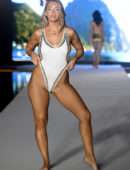 Camille Kostek at 2019 Sports Illustrated Swimsuit Runway Show at Miami Swim Week
