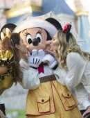 Candice Swanepoel and Isabeli Fontana at Exclusive Party at Disneyland in Paris