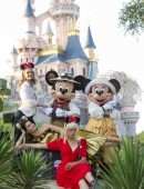 Candice Swanepoel and Isabeli Fontana at Exclusive Party at Disneyland in Paris