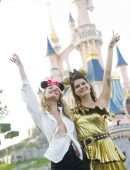Candice Swanepoel and Isabeli Fontana at Exclusive Party at Disneyland in Paris