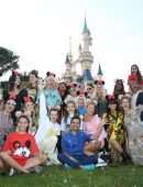 Candice Swanepoel and Isabeli Fontana at Exclusive Party at Disneyland in Paris