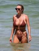Caroline Vreeland Booty in Bikini on the Beach in Miami