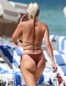 Caroline Vreeland Booty in Bikini on the Beach in Miami