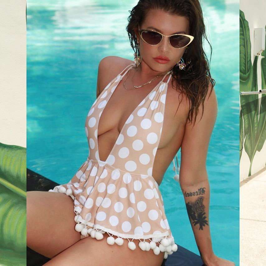 Chanel West Coast Photoshoot by a Pool 2019