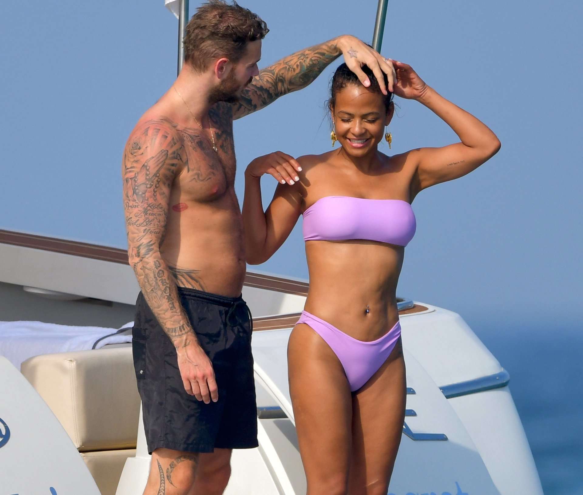 Christina-Milian-in-Purple-Bikini-10