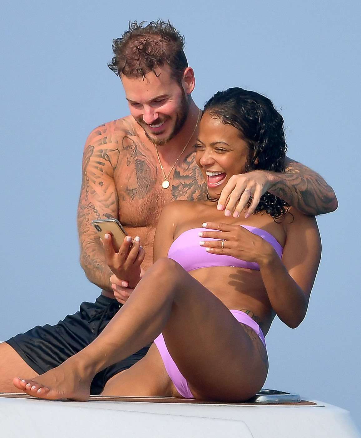 Christina-Milian-in-Purple-Bikini-7