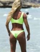 Christine McGuinness in Bikini on a Beach in Spain