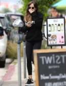 Dakota Johnson Outside a Yoga Class in Los Angeles