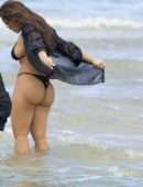 Daphne Joy in Bikini at Beach in Miami