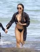 Daphne Joy in Bikini at Beach in Miami