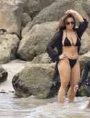 Daphne Joy in Bikini at Beach in Miami