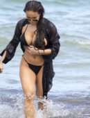 Daphne Joy in Bikini at Beach in Miami