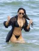 Daphne Joy in Bikini at Beach in Miami