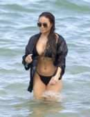 Daphne Joy in Bikini at Beach in Miami