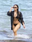 Daphne Joy in Bikini at Beach in Miami
