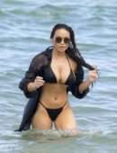 Daphne Joy in Bikini at Beach in Miami