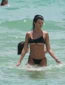 Destiny Sierra Booty in Black Bikini on Miami Beach