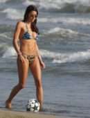 Elisabetta Gregoraci in Bikini at Twiga Beach Club in Forte dei Marmi