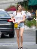 Elizabeth Olsen Shopping at Whole Foods in LA