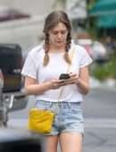 Elizabeth Olsen Shopping at Whole Foods in LA
