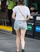 Elizabeth Olsen Shopping at Whole Foods in LA