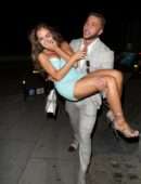 Elma Pazar Upskirt at the ITV Summer Party in London