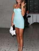 Elma Pazar Upskirt at the ITV Summer Party in London