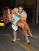 Elma Pazar Upskirt at the ITV Summer Party in London