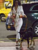 Emily Ratajkowski Cleaning Dog Poop in NYC