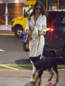Emily Ratajkowski Cleaning Dog Poop in NYC