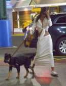 Emily Ratajkowski Cleaning Dog Poop in NYC