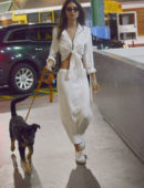 Emily Ratajkowski Cleaning Dog Poop in NYC