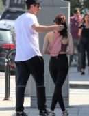 Emma Roberts Outside a Gym in Los Angeles